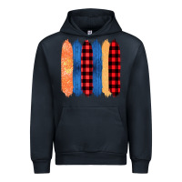 Navy Western Farm Life Pattern Brush Stroke Urban Hoodie - Bettercallsaul