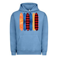 Pigment Pebble Blue Western Farm Life Pattern Brush Stroke Urban Hoodie - Bettercallsaul