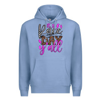 Colony Blue it's race day y'all Premium Hoodie - JahusDesignShop