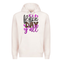 Pale Pink it's race day y'all Premium Hoodie - JahusDesignShop