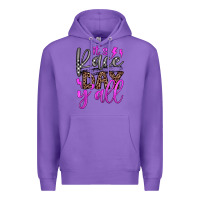 Purple it's race day y'all Premium Hoodie - JahusDesignShop