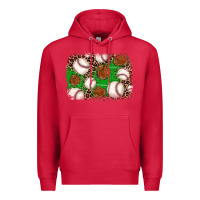 Cardinal baseball glove background Premium Hoodie - JahusDesignShop