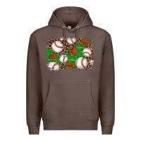 Coffee baseball glove background Premium Hoodie - JahusDesignShop