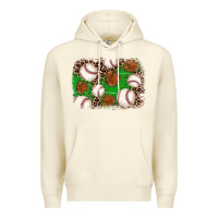 Sandshell baseball glove background Premium Hoodie - JahusDesignShop