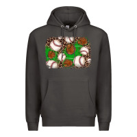 Smoke baseball glove background Premium Hoodie - JahusDesignShop