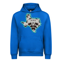 Cobalt Texas Map Cowhide Turquoise Gemstone Urban Hoodie - Bettercallsaul