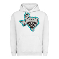 Pigment Lunar Rock Texas Map Cowhide Turquoise Gemstone Urban Hoodie - Bettercallsaul