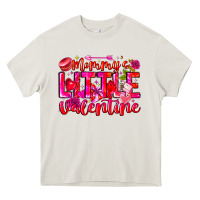 Cream Mommy's Little Valentine Heavy Core Tee - CowhideDigitalArt