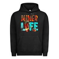 Pigment Black miner life Urban Hoodie - AdoDesignShop