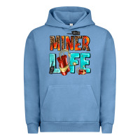 Pigment Pebble Blue miner life Urban Hoodie - AdoDesignShop