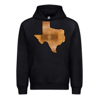 Black Texas Map Western Horsehide Pattern Urban Hoodie - Bettercallsaul