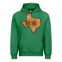 Emerald Texas Map Western Horsehide Pattern Urban Hoodie - Bettercallsaul