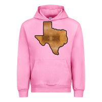 Fuchsia Pink Texas Map Western Horsehide Pattern Urban Hoodie - Bettercallsaul