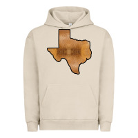 Pigment French Oak Texas Map Western Horsehide Pattern Urban Hoodie - Bettercallsaul