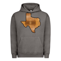 Pigment Tornado Texas Map Western Horsehide Pattern Urban Hoodie - Bettercallsaul