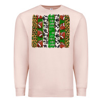 Pale Pink football brush strokes Premium Sweatshirt - texasbilliewilder