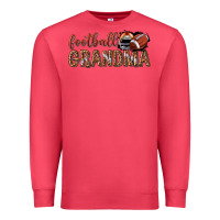 Cardinal football grandma with leopard Premium Sweatshirt - texasbilliewilder