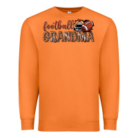 Carrot football grandma with leopard Premium Sweatshirt - texasbilliewilder