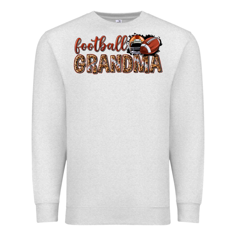 Football Grandma With Leopard Premium Sweatshirt by texasbilliewilder | Teevron