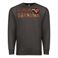 Smoke football grandma with leopard Premium Sweatshirt - texasbilliewilder