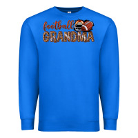 True Royal football grandma with leopard Premium Sweatshirt - texasbilliewilder