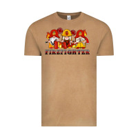Vintage Camel firefighter gnomes Vintage Tee - Artiststas