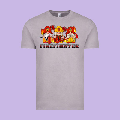Firefighter Gnomes Vintage Tee Designed By Artiststas