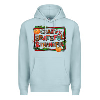 Blue Mist crazy grateful and thankful Premium Hoodie - AdoDesignShop