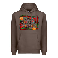 Coffee crazy grateful and thankful Premium Hoodie - AdoDesignShop