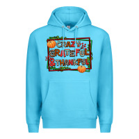 Ocean Blue crazy grateful and thankful Premium Hoodie - AdoDesignShop