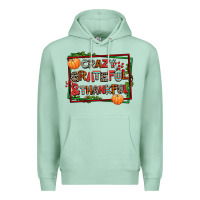 Seafoam crazy grateful and thankful Premium Hoodie - AdoDesignShop