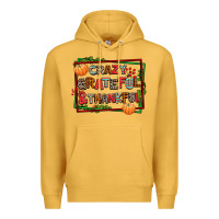 Crazy Grateful And Thankful Premium Hoodie | Teevron