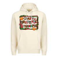 Tofu crazy grateful and thankful Premium Hoodie - AdoDesignShop