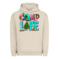 Pigment French Oak camp life Urban Hoodie - AdoDesignShop