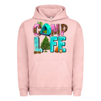 Pigment Salmon camp life Urban Hoodie - AdoDesignShop