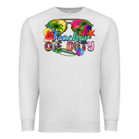 Oatmeal Heather teacher off duty Premium Sweatshirt - Zillion Design Studio