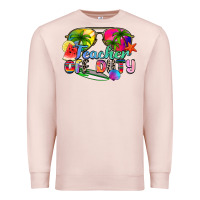 Pale Pink teacher off duty Premium Sweatshirt - Zillion Design Studio
