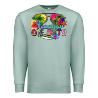 Seafoam teacher off duty Premium Sweatshirt - Zillion Design Studio