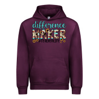 Mauve Wine difference maker Urban Hoodie - JahusDesignShop