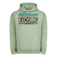 Pigment Oil Green difference maker Urban Hoodie - JahusDesignShop