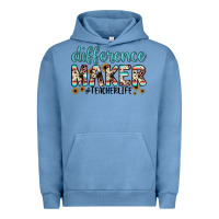 Pigment Pebble Blue difference maker Urban Hoodie - JahusDesignShop