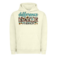 Pigment Pistachio difference maker Urban Hoodie - JahusDesignShop