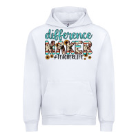 White difference maker Urban Hoodie - JahusDesignShop
