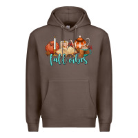 Coffee fall vibes Premium Hoodie - AdoDesignShop