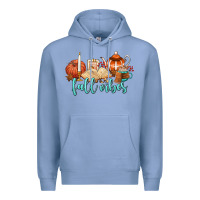 Colony Blue fall vibes Premium Hoodie - AdoDesignShop