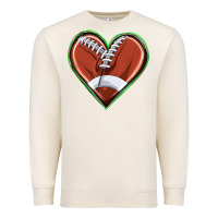Sandshell football heart Premium Sweatshirt - texasbilliewilder