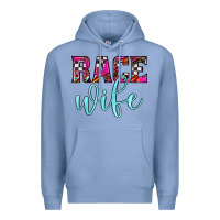 Colony Blue race wife Premium Hoodie - JahusDesignShop