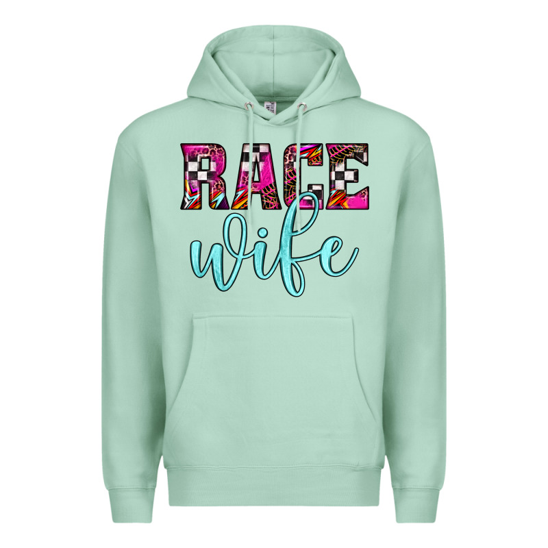 Race Wife Premium Hoodie by JahusDesignShop | Teevron