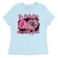 In October We Wear Pink Cheer Ladies Tee | Teevron