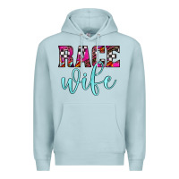 Blue Mist race wife Premium Hoodie - JahusDesignShop